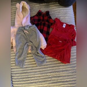 Baby girl winter lot 12 months- Carter’s and simple joy by carters